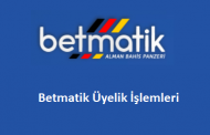 Betmatik Üyelik İşlemleri